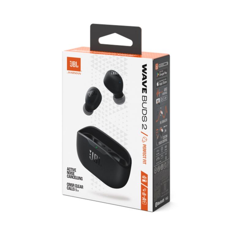 Audífonos Bluetooth JBL Wave Buds 2 Cancelación de Ruido Negro ANC - imagen 3